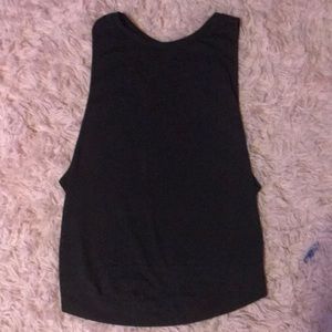 lulu lemon, black tank
